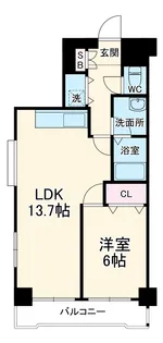 コマビル【2階】の間取り