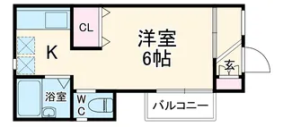 アーバンヒルズ菊名【1階】の間取り