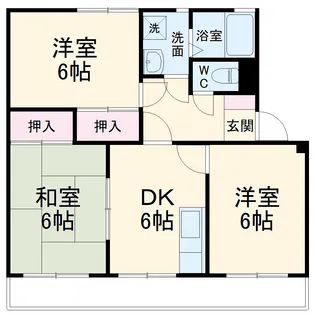 シティ・ナカヤマ B【202号室】の間取り