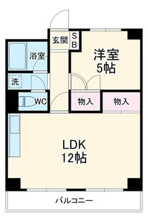 リナス美女木【4階】の間取り