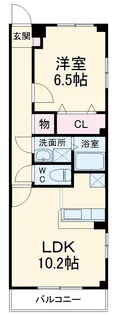 ジェルメ夢の森【1階】の間取り