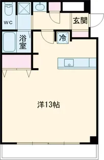 ハピネス三宿【1階】の間取り