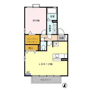 ハイツ蔵子【2階】の間取り