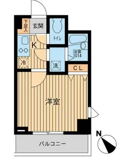 アーデン駒沢大学【12階】の間取り
