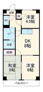 アピカル千王【1階】の間取り