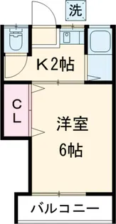 好日ハイツ【203号室】の間取り