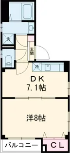 エクセルカーナ【3階】の間取り