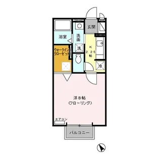 サンビレッジ II【1階】の間取り