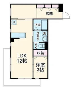 ソレイユ シャルマン【2階】の間取り