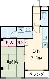 第2フレンズマンション【1階】の間取り