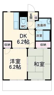 ドルフ桜丘【3階】の間取り