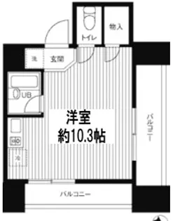 SKガーデン西葛西Ⅲ【8階】の間取り