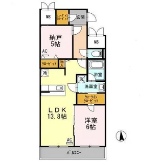 アン・ソレイユ【12階】の間取り