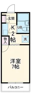 スカイビレッジアイセイ【401号室】の間取り