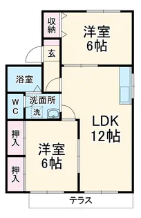 ハートホームイマエダ【2階】の間取り