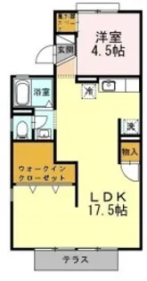 セジュールマルヤマ A棟【1階】の間取り