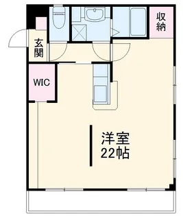 ニューバリア忠興【3階】の間取り