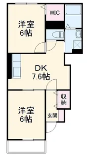 フレシール天伯 A棟【103号室】の間取り