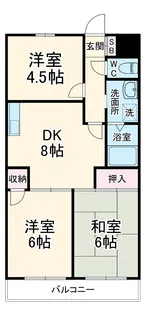 フロント陽光【2階】の間取り