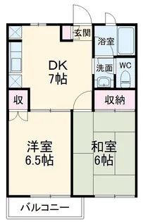 ラ・メゾン・クレール【1階】の間取り