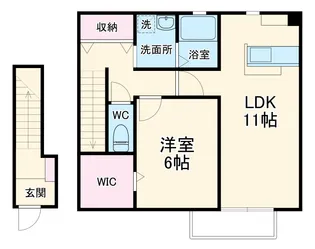 ルミエールA【2階】の間取り