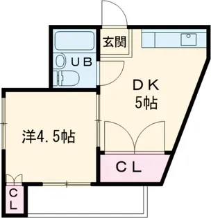 グリフィン祐天寺【1階】の間取り