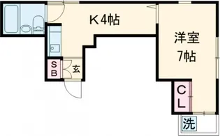グリフィン祐天寺【2階】の間取り