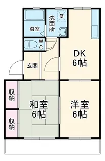 アーバン エスポア【202号室】の間取り