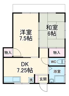 ハイムあずさ【1階】の間取り