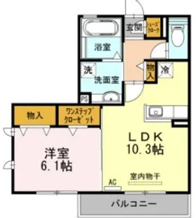 パラッツオ【303号室】の間取り