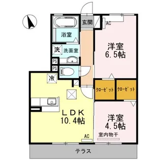 La Bellezza B棟【1階】の間取り