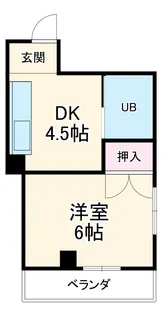 プチメゾン二葉【101号室】の間取り