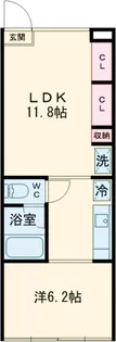 パークジオ学芸大学【2階】の間取り