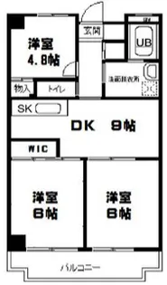 リラ・ガーデン【1階】の間取り