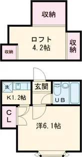 カーサ川口【2階】の間取り