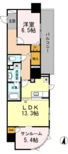 セントラルレジデンス【605号室】の間取り