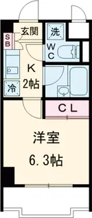 マーブルコート田園調布【4階】の間取り
