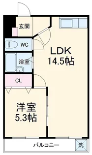 ハイツ禎紫園 B【202号室】の間取り