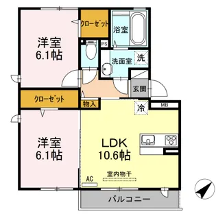 ポラリス【3階】の間取り