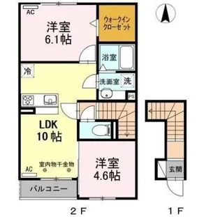 Strahl B【2階】の間取り