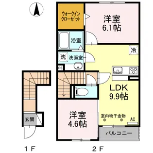 Strahl B【2階】の間取り