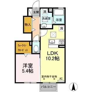 よつ葉館・蒼い館・まほろ館・ほくと館 まほろ館【1階】の間取り