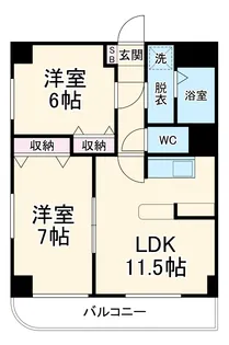 サンライズマンション18【3階】の間取り