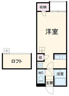 セザンヌ松井【116号室】の間取り