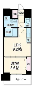 CASA94【604号室】の間取り