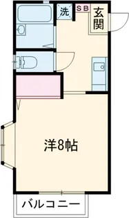 ハーモニー三宿【2階】の間取り