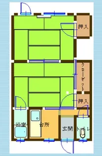 シャトレーコートⅤ【10C号室】の間取り