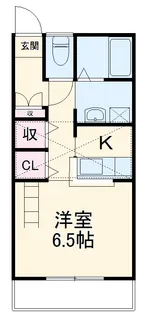 ウイングコート ボヌール【1階】の間取り