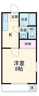 カオルハイツⅡ【1階】の間取り