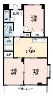 西浦和アネックスマンション【1階】の間取り